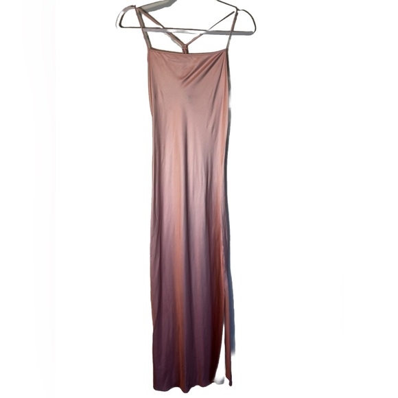 ALLSAINTS Ombre 2-In-1 Dress in Pink Nectar Slip Dress Size M - Picture 6 of 8